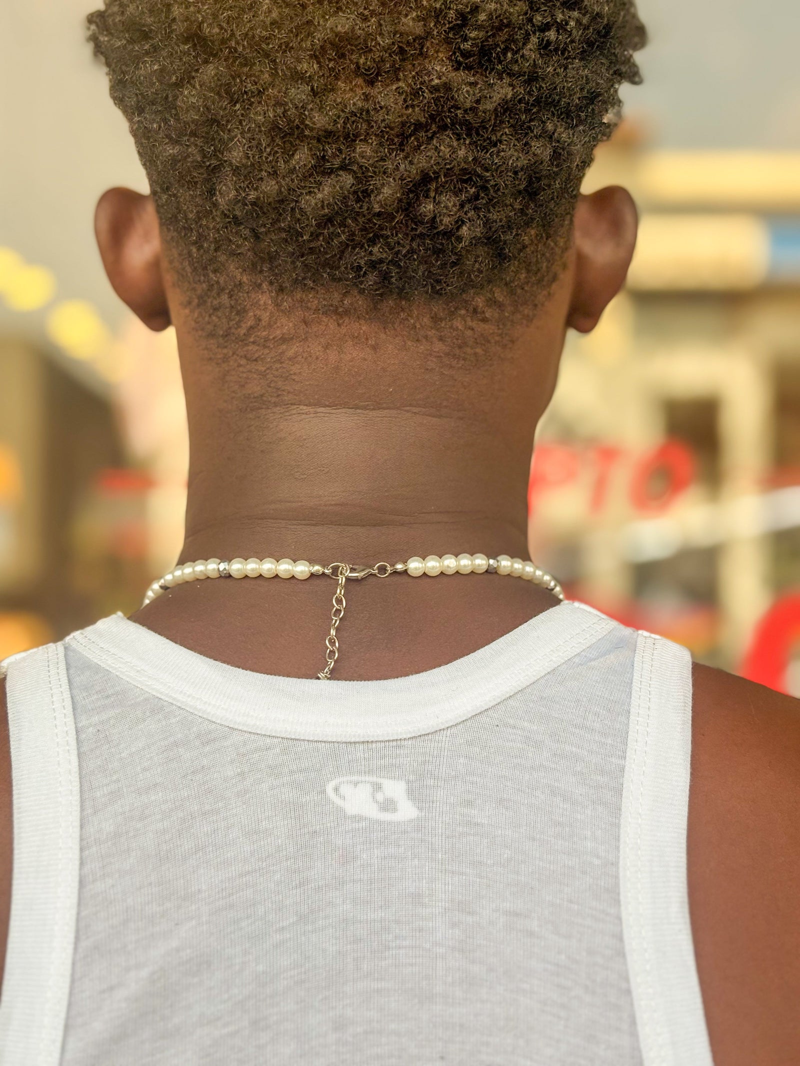 Silver Pearl Necklace