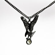 Eagle Necklace Black