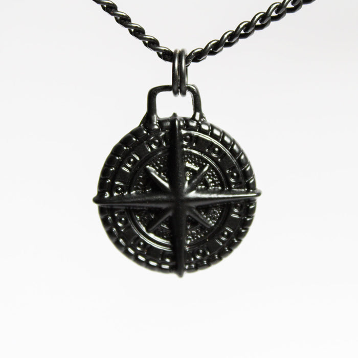 Black Compass Neckalce
