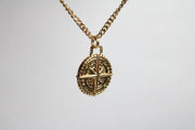 Gold Compass Necklace