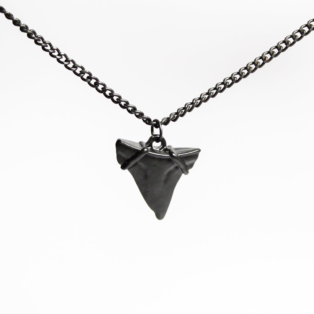 Raw Stone Black Necklace
