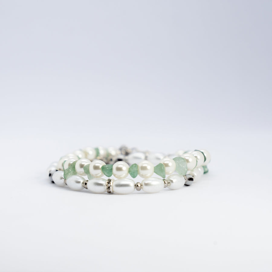 Pearl Meadow Bracelet Stack
