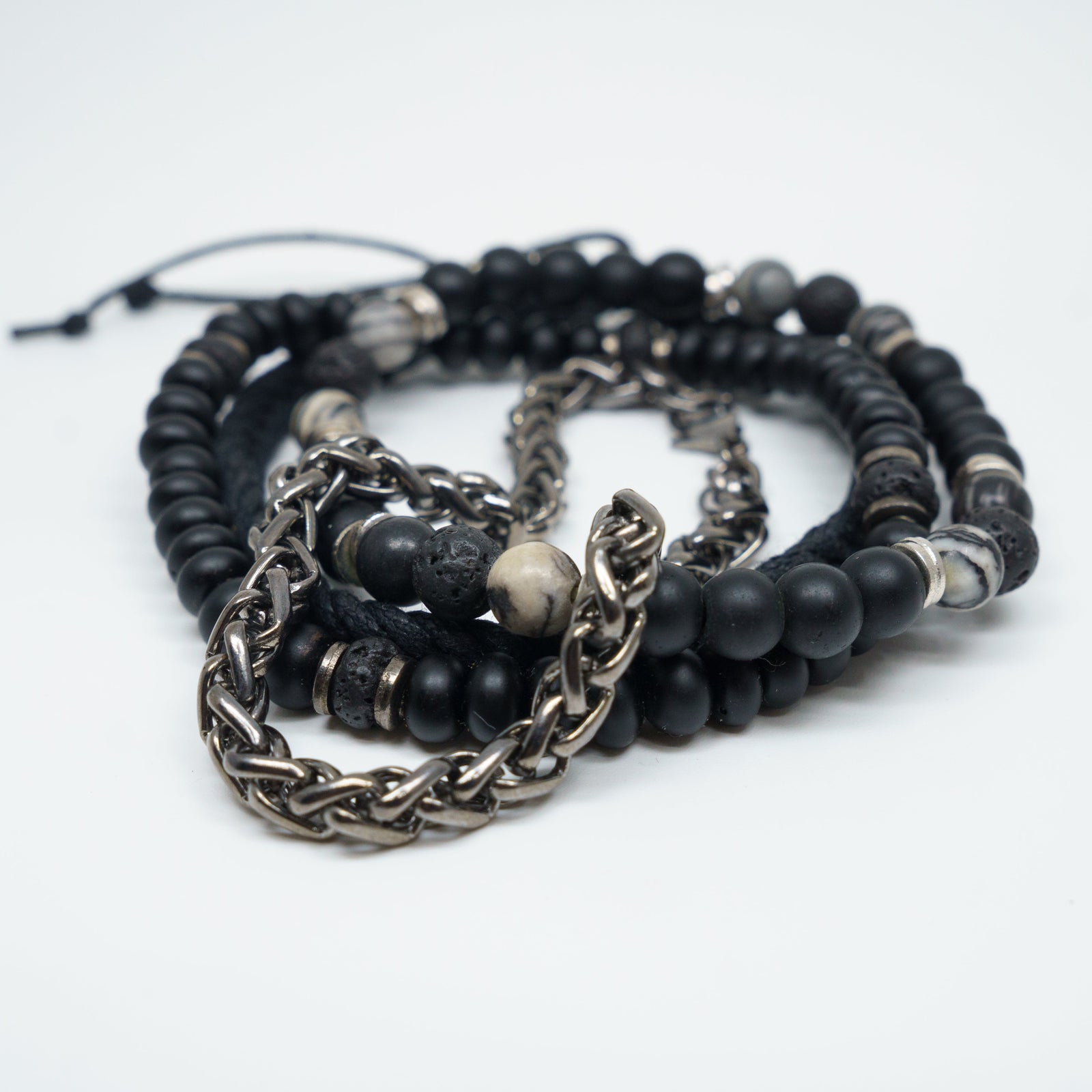 Dark horizon Stack Bracelet