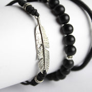 Black leaf Bracelets