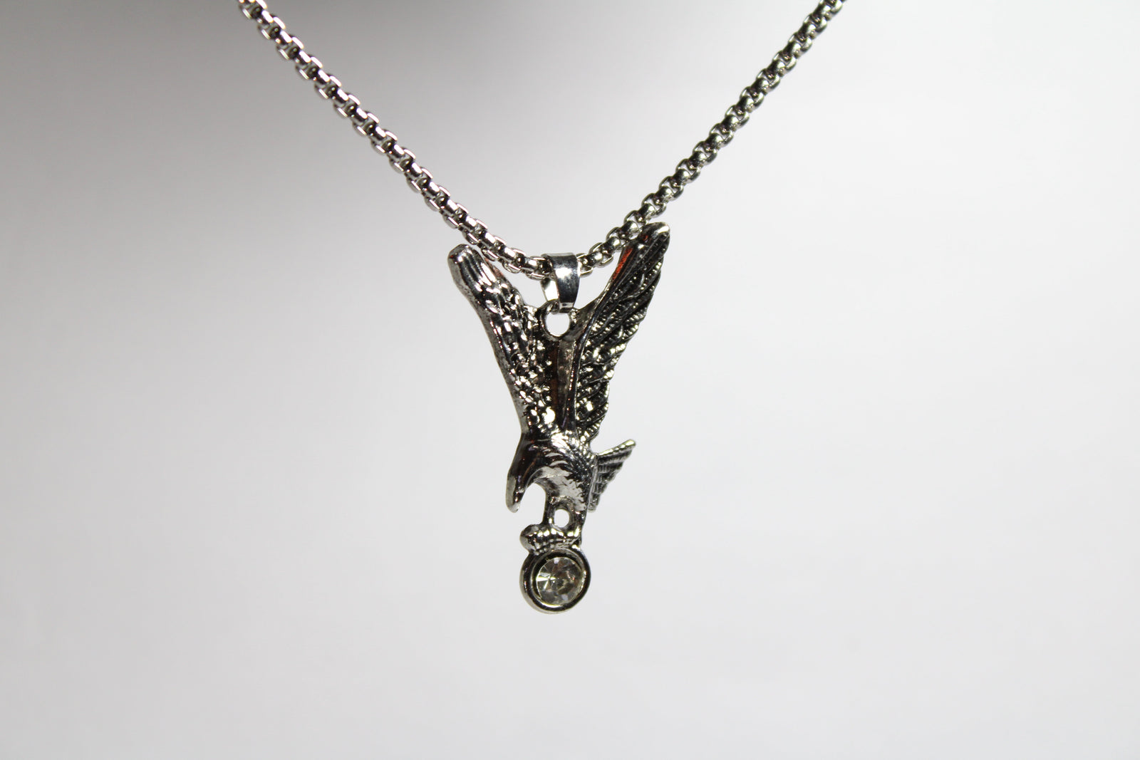 Silver Eagle Necklace