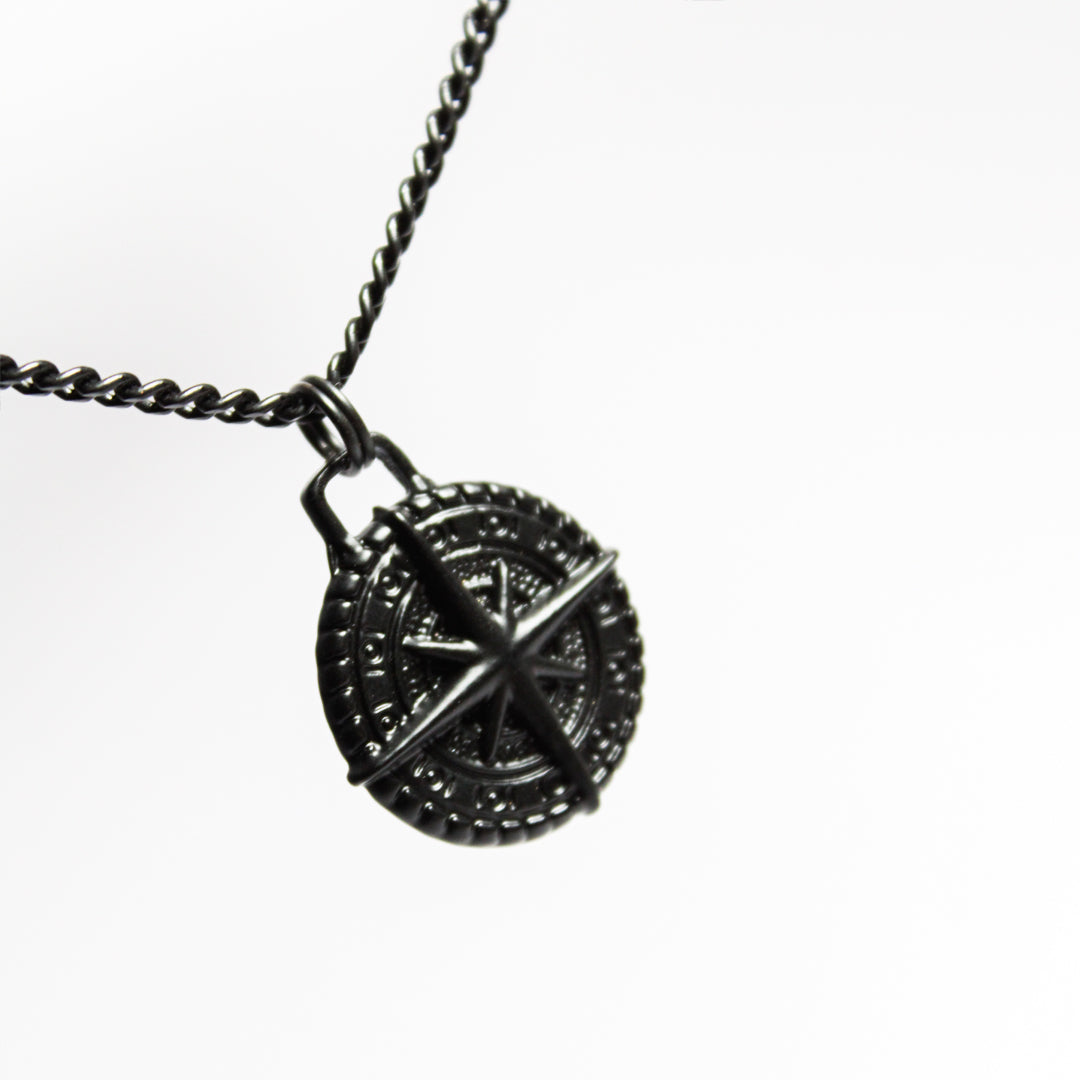 Black Compass Neckalce