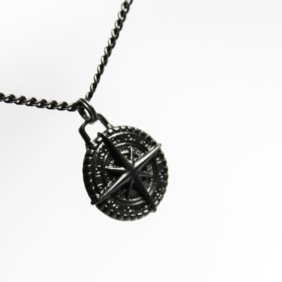 Black Compass Neckalce