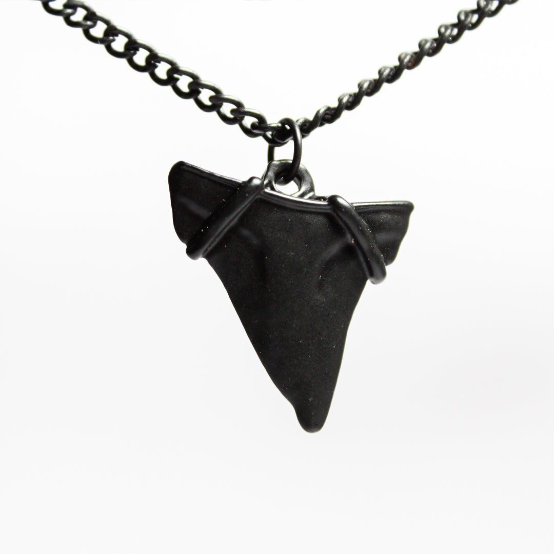Raw Stone Black Necklace