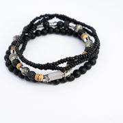 Neon Steel Bracelet Stack