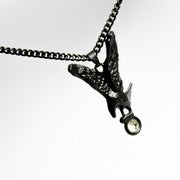 Eagle Necklace Black