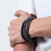 Serpent stone Bracelet stack