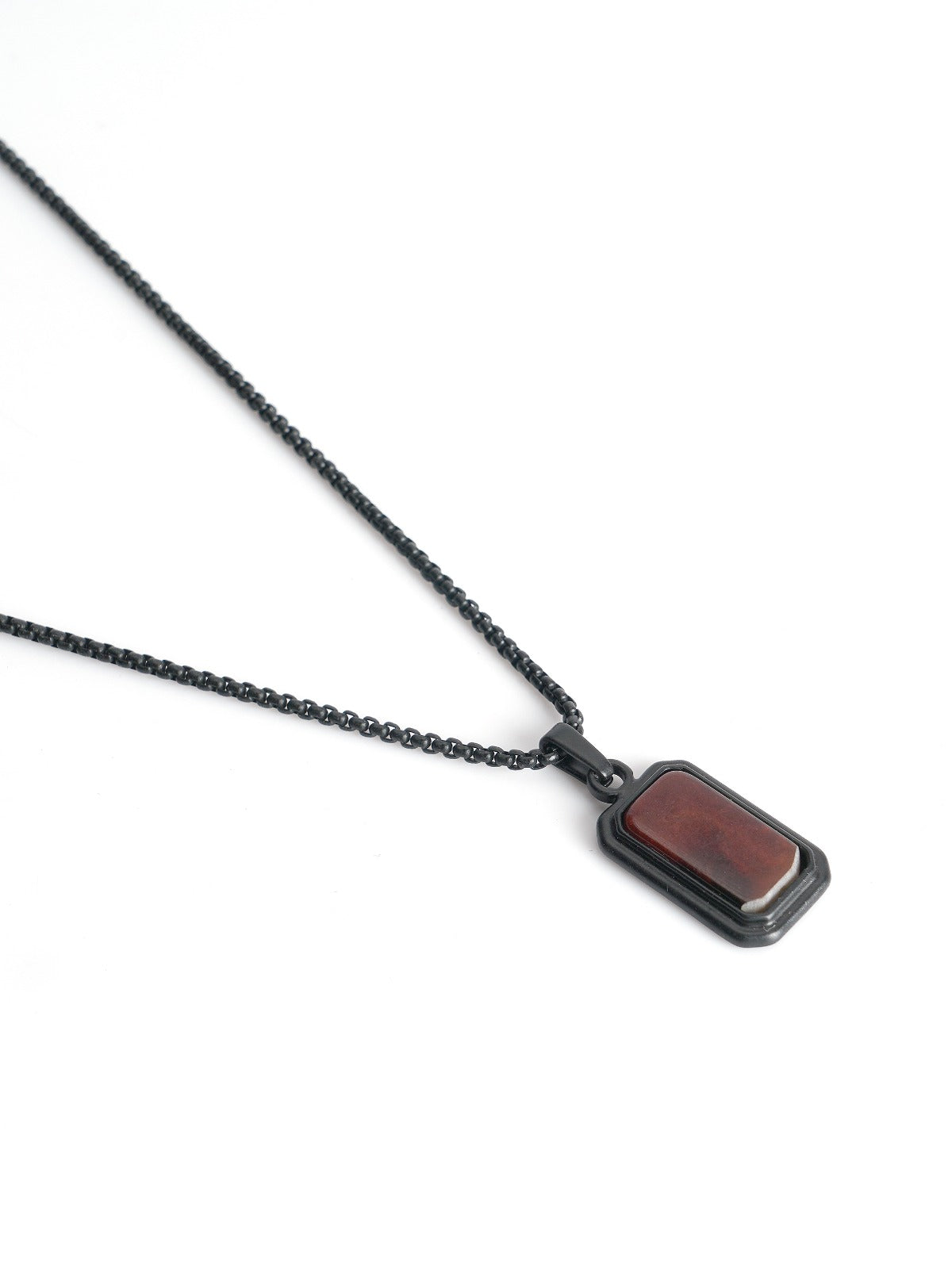 Raven Stone Layered Chain