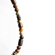Brown Multibeaded Necklace