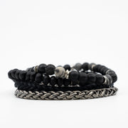 Dark horizon Stack Bracelet