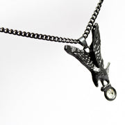Eagle Necklace Black