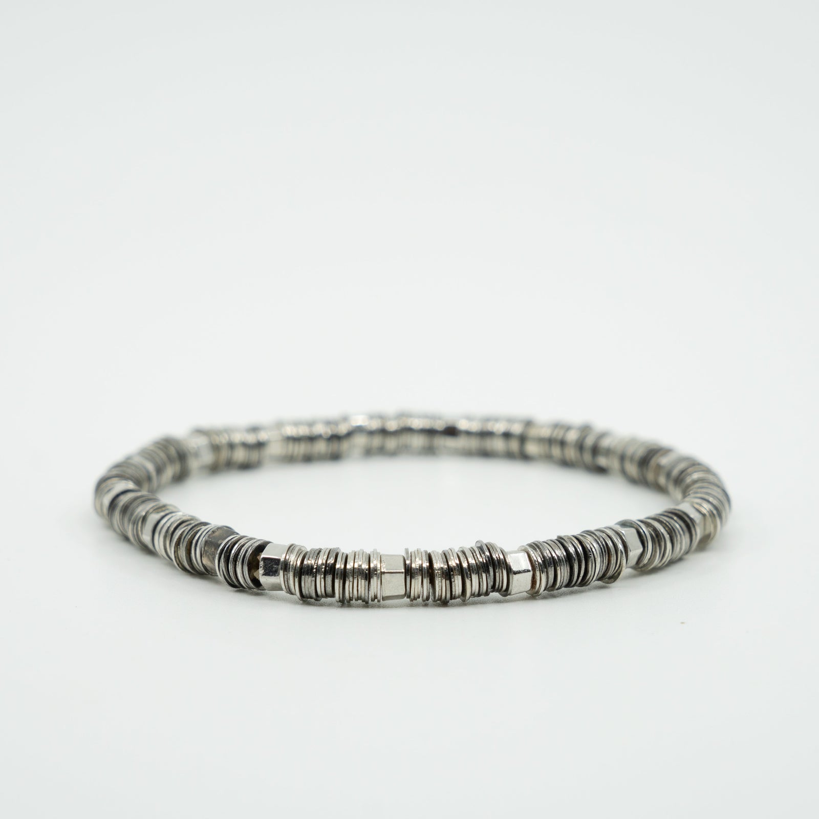 Silver Cascade Bracelet Stack