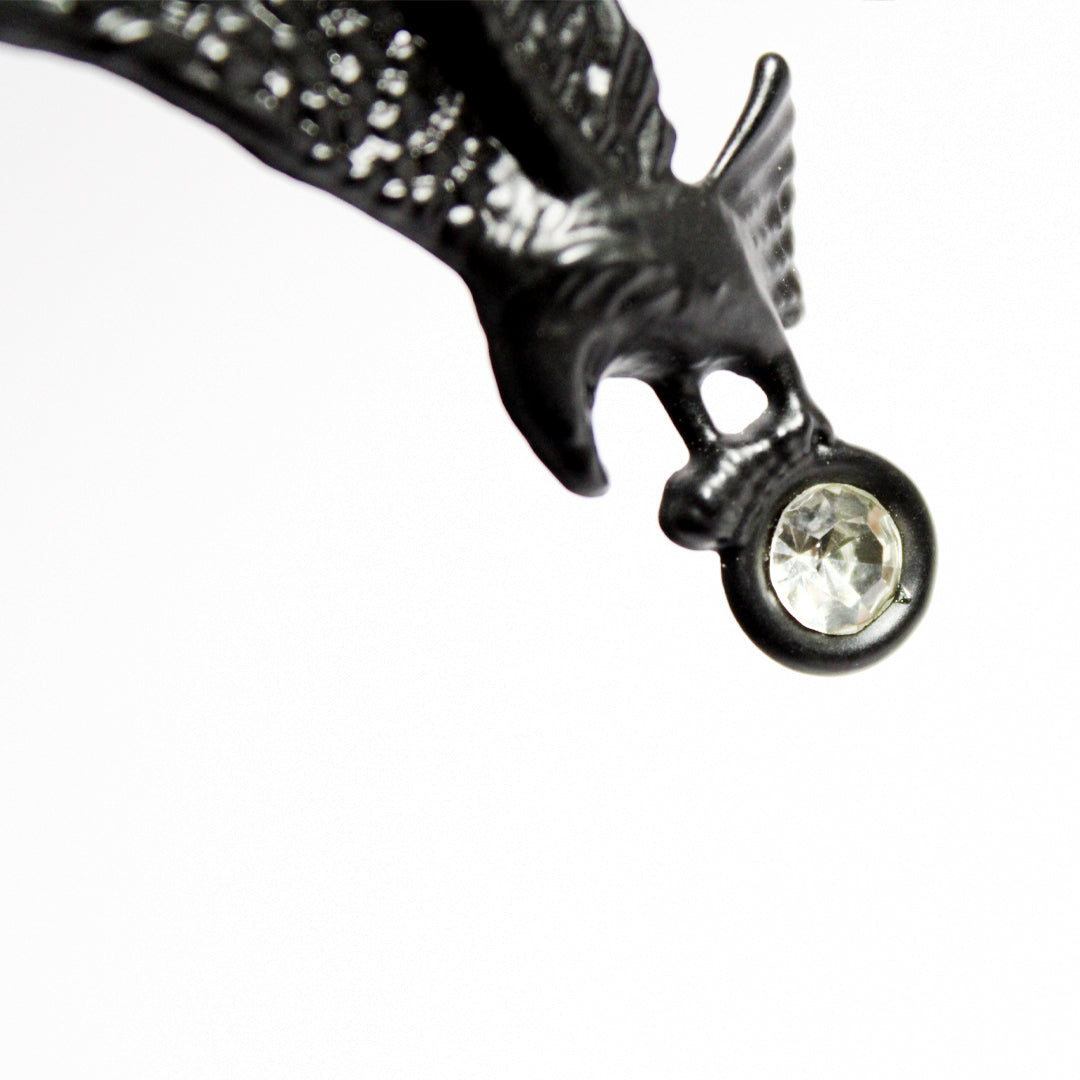 Eagle Necklace Black