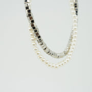 Sterling Ivory Layered Necklace