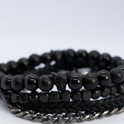 Serpent stone Bracelet stack