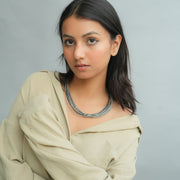 Iced Ash Beaded Necklace