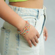 Spring Sprinkles Beaded Bracelet