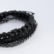Serpent stone Bracelet stack