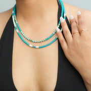 Sea Whisper Beaded Necklace