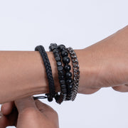 Serpent stone Bracelet stack